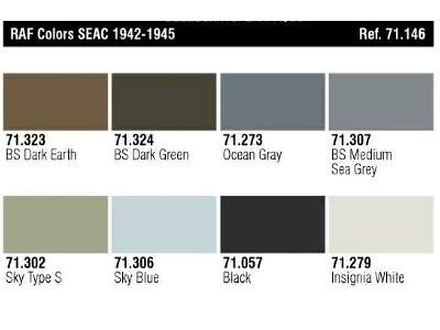 Zestaw RAF Colors SEAC (Air Command South East Asia) 1942-45 - zdjęcie 3