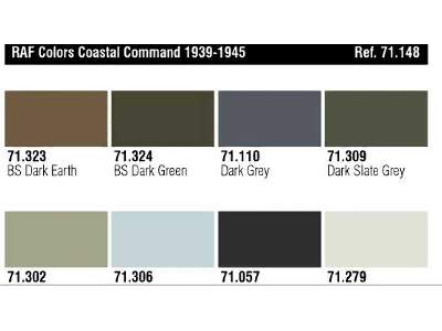 Zestaw Model Air RAF Colors Coastal Command 1939-1945 - 8 szt. - zdjęcie 3