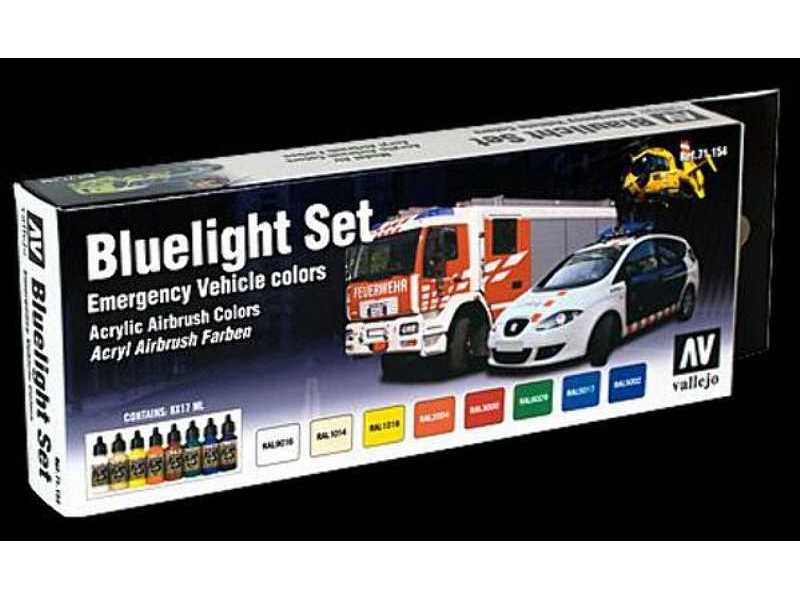 Zestaw Model Air Bluelight Set Emergency Vehicle Colors - 8 szt. - zdjęcie 1 Zestaw Model Air Bluelight Set Emergency Vehicle Colors - 8 szt. - zdjęcie 1