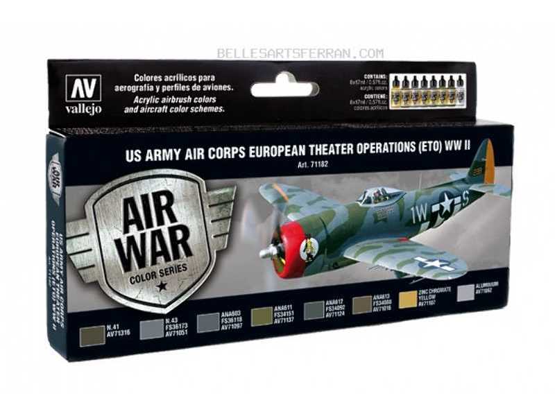 Zestaw farb Model Air US Army Air Corps WWII - 8 szt. - zdjęcie 1 Zestaw farb Model Air US Army Air Corps WWII - 8 szt. - zdjęcie 1