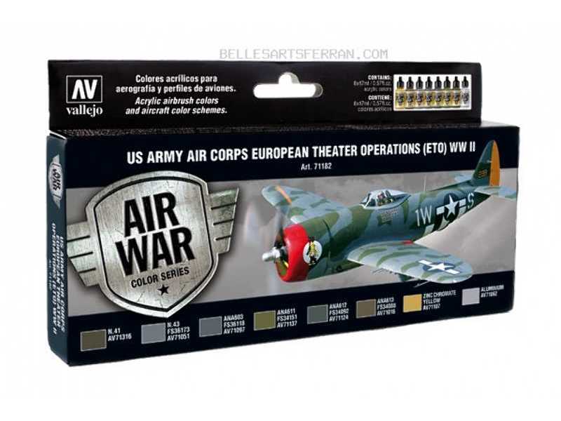 Zestaw farb Model Air US Army Air Corps WWII - 8 szt. - zdjęcie 1