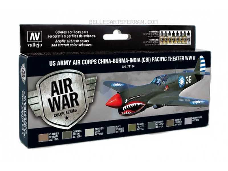 Zestaw farb Model Air US Army Air Corps (CBI) WWII - 8 szt. - zdjęcie 1 Zestaw farb Model Air US Army Air Corps (CBI) WWII - 8 szt. - zdjęcie 1