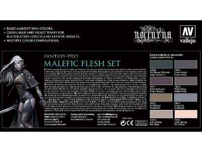 Zestaw farb Fantasy Pro - Malefic Flesh Set - 8 szt. - zdjęcie 3