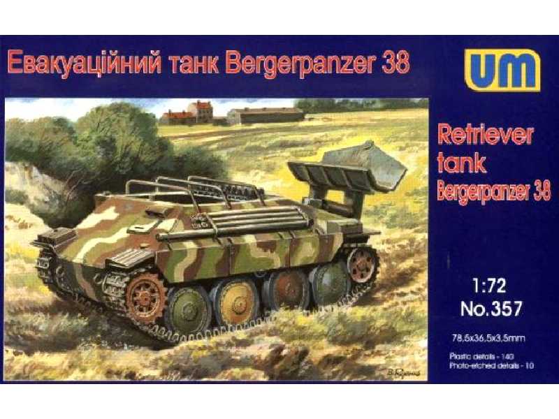 Czołg ewakuacyjny Bergepanzer 38 z lemieszem - zdjęcie 1