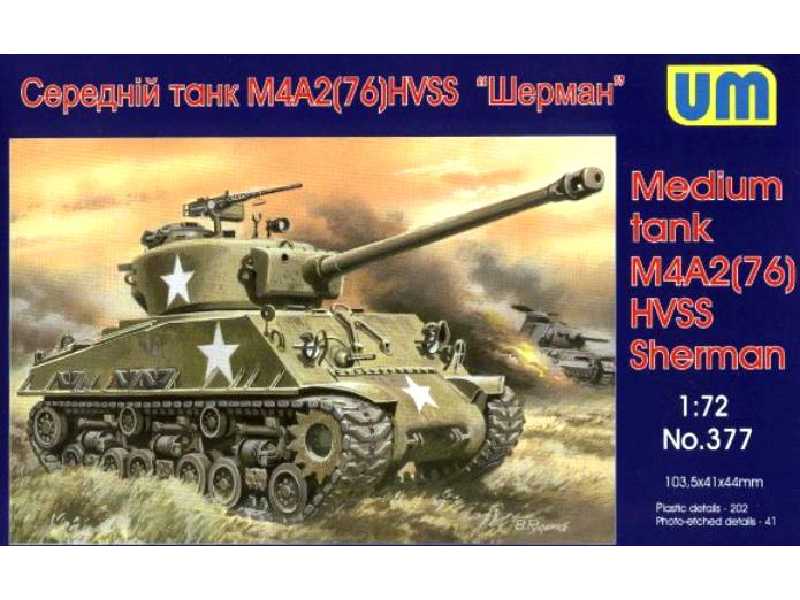 Czołg średni M4A2(76) HVSS Sherman - zdjęcie 1 Czołg średni M4A2(76) HVSS Sherman - zdjęcie 1