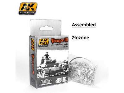 Panzer Iii & Stug Iii Early Tracks (Assembled -złożone) - zdjęcie 1