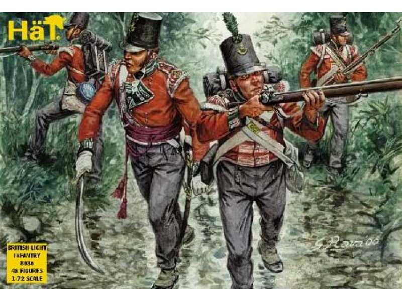 Lekka piechota brytyjska - wojny napoleońskie - zdjęcie 1 Lekka piechota brytyjska - wojny napoleońskie - zdjęcie 1