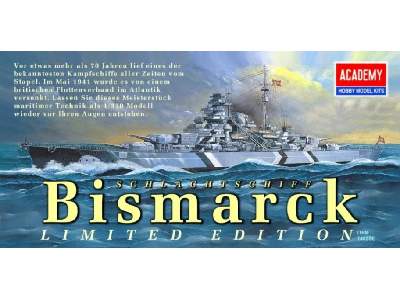 Niemiecki pancernik Bismarck z drewnianym pokładem - zdjęcie 1