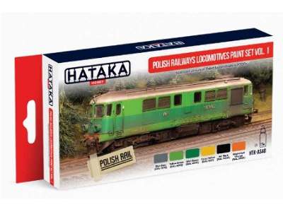 HTK-AS40 Polish Railways locomotives paint set vol. 1 - zdjęcie 1