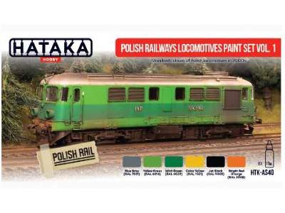 HTK-AS40 Polish Railways locomotives paint set vol. 1 - zdjęcie 4