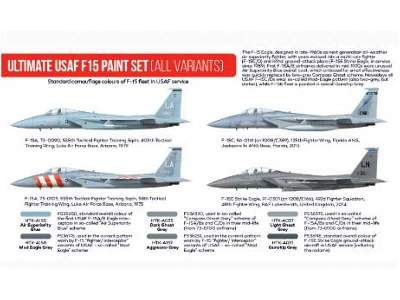 Ultimate USAF F15 Paint Set-All variants - zdjęcie 3