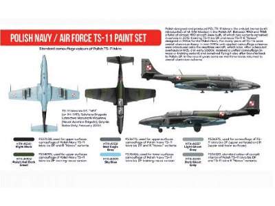 Polish Navy/Air Force TS-11 paint set - zdjęcie 3