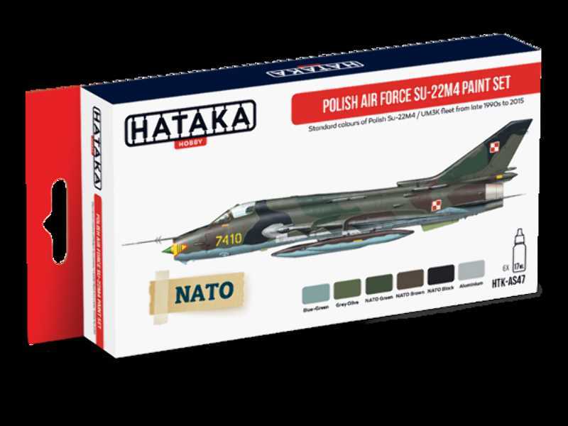 HTK-AS47 Polish Air Force Su-22m4 paint set - zdjęcie 1 HTK-AS47 Polish Air Force Su-22m4 paint set - zdjęcie 1