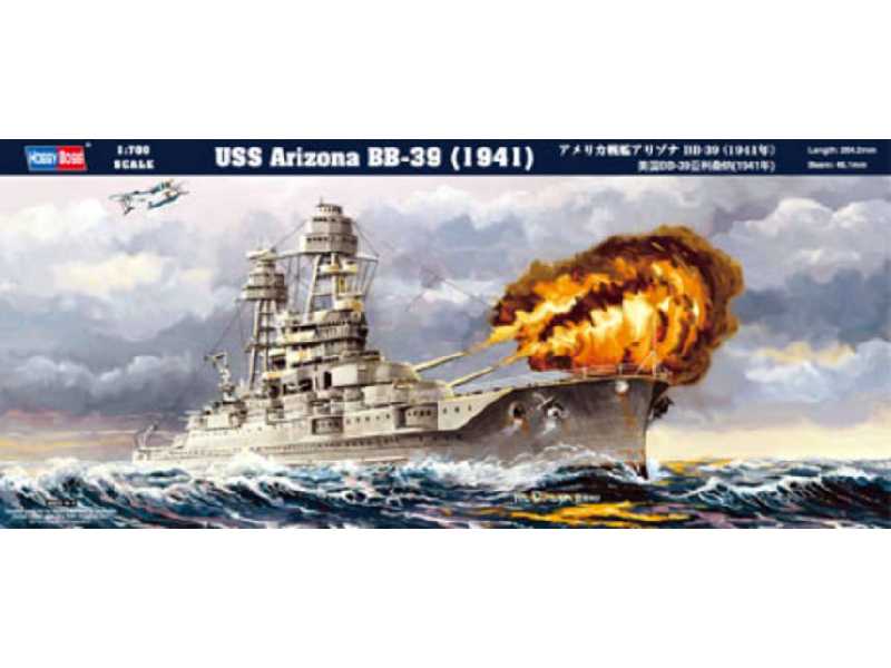 Pancernik USS Arizona BB-39 (1941) - zdjęcie 1 Pancernik USS Arizona BB-39 (1941) - zdjęcie 1