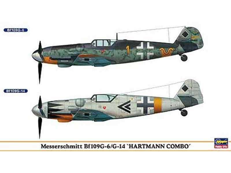 Messerschmitt Bf109g-6/G-14 Hartmann Combo (Two Kits In The Box) - zdjęcie 1 Messerschmitt Bf109g-6/G-14 Hartmann Combo (Two Kits In The Box) - zdjęcie 1