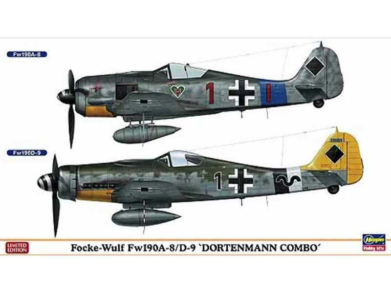 Focke-wulf Fw190a-8/D-9 Dortenmann Combo (2 Kits In The Box) - zdjęcie 1 Focke-wulf Fw190a-8/D-9 Dortenmann Combo (2 Kits In The Box) - zdjęcie 1