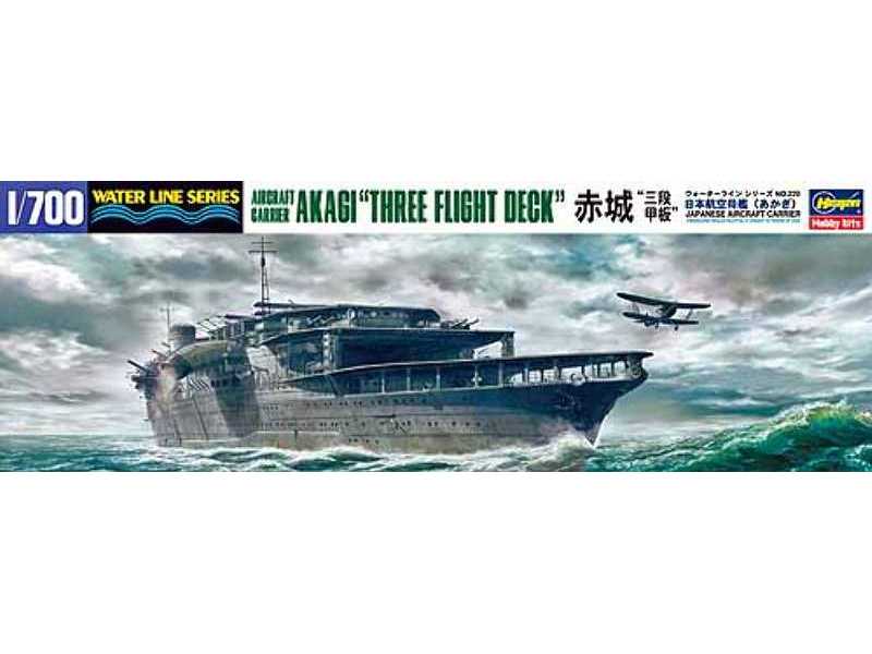 WL220 Japanese AircRAFt Carrier Akagi Three Flight Deck - zdjęcie 1 WL220 Japanese AircRAFt Carrier Akagi Three Flight Deck - zdjęcie 1