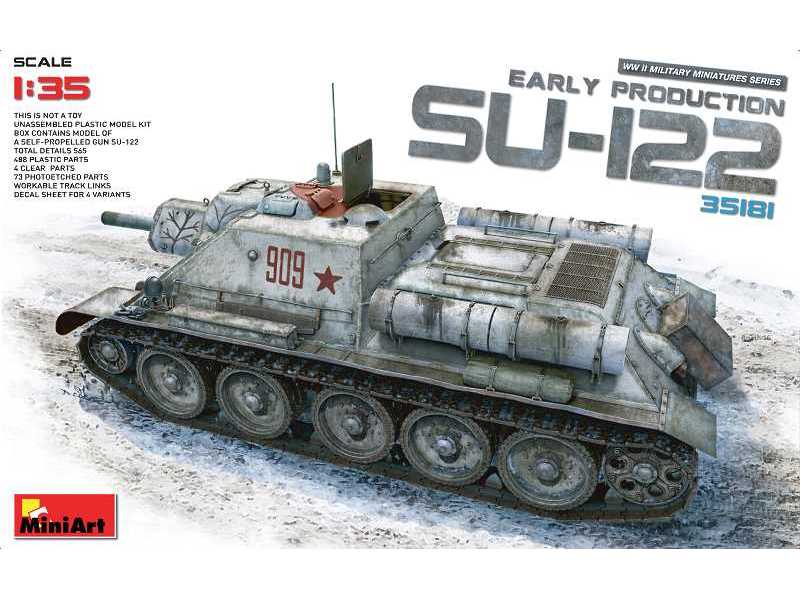 SU-122 - wczesna produkcja - zdjęcie 1 SU-122 - wczesna produkcja - zdjęcie 1