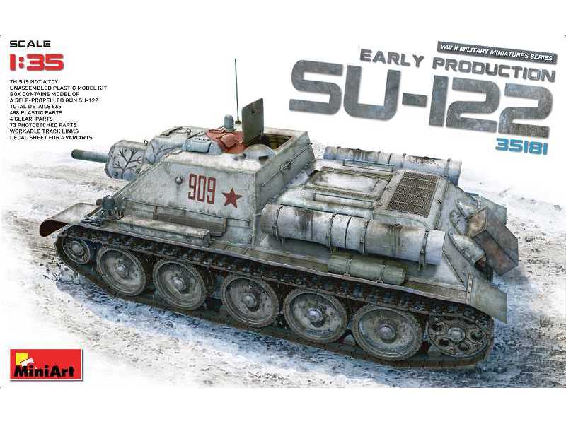 SU-122 - wczesna produkcja - zdjęcie 1