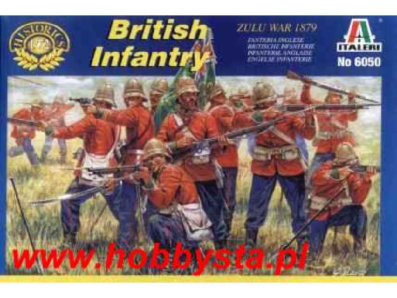 Figurki - Brytyjska piechota - Wojna Zuluska 1879 - zdjęcie 1