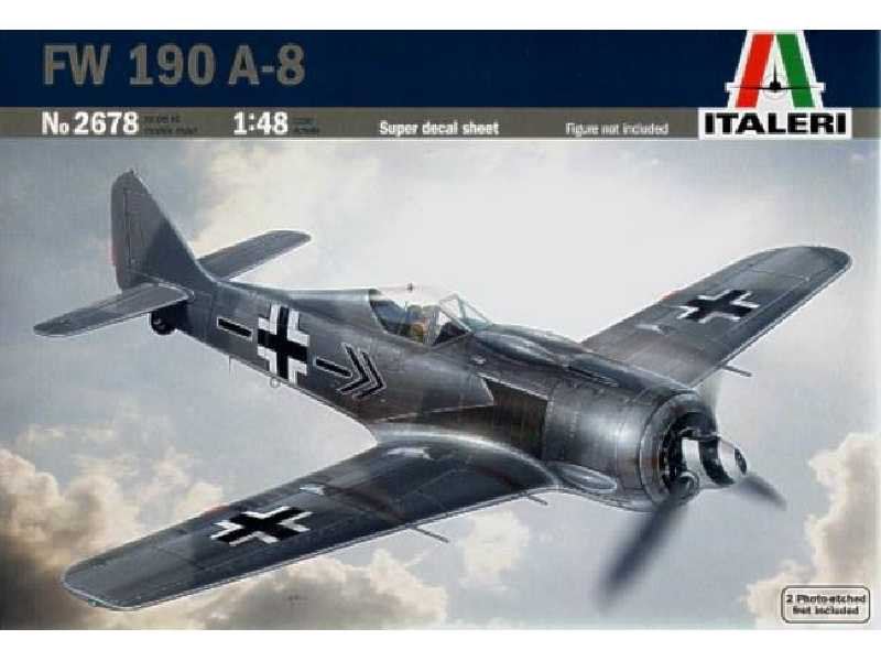 Focke Wulf Fw 190 A-8 z elementami fototrawionymi - zdjęcie 1 Focke Wulf Fw 190 A-8 z elementami fototrawionymi - zdjęcie 1