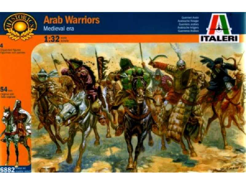 Figurki Arabscy wojownicy - Średniowiecze - zdjęcie 1 Figurki Arabscy wojownicy - Średniowiecze - zdjęcie 1