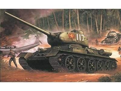 NVA T-34/85M - Armia Wietnamu Północnego - zdjęcie 1