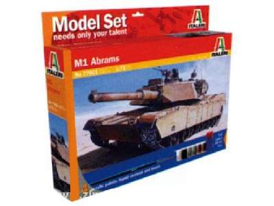 M1 Abrams z farbami i klejem - zdjęcie 1