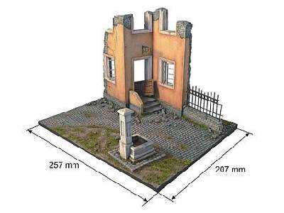 Diorama Ruiny z fontanną - zdjęcie 2