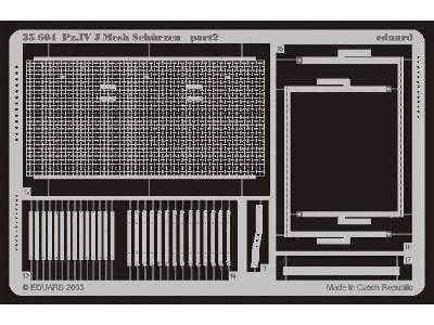 Schürzen mesh Pz. IV Ausf. J 1/35 - Dragon - zdjęcie 2