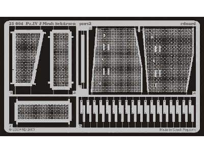 Schürzen mesh Pz. IV Ausf. J 1/35 - Dragon - zdjęcie 3