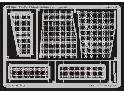 Schürzen mesh Pz. IV Ausf. J 1/35 - Dragon - zdjęcie 4