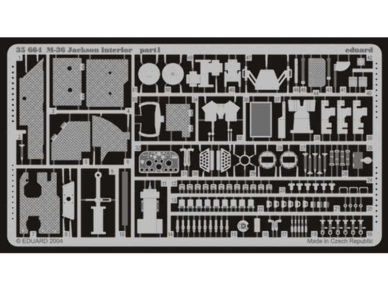 M-36 interior 1/35 - Academy - zdjęcie 1