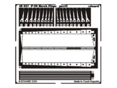 P-36 flaps 1/48 - Academy - zdjęcie 2