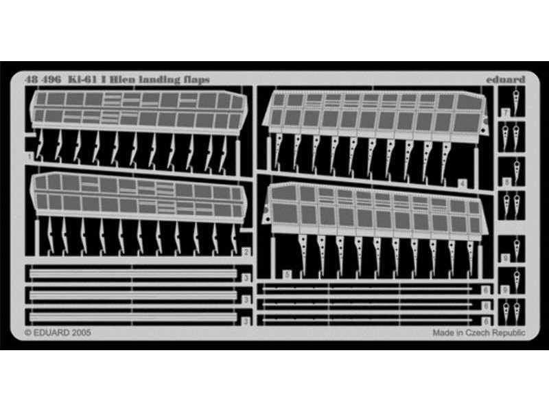 Ki-61 Hien landing flaps 1/48 - Hasegawa - zdjęcie 1