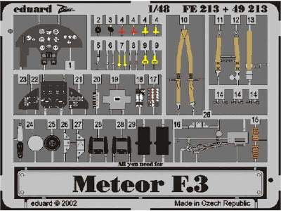 Meteor F. Mk.3 1/48 - Tamiya - zdjęcie 1