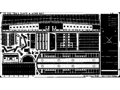 TBM-3 Avenger flaps & bomb bay 1/72 - Hasegawa - zdjęcie 1