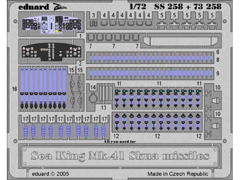 Sea King Mk.41 Skua missiles 1/72 - Revell - zdjęcie 1