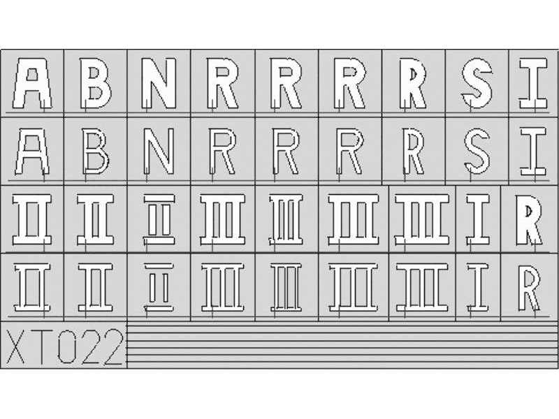 German Letters Medium 1/35 - zdjęcie 1 German Letters Medium 1/35 - zdjęcie 1