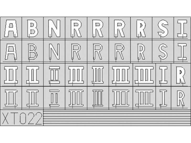 German Letters Medium 1/35 - zdjęcie 1