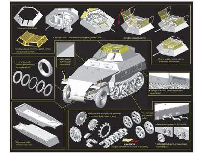 Sd. Kfz. 250/9 w/ 2cm Reconnaissance - Premium Edition - zdjęcie 2