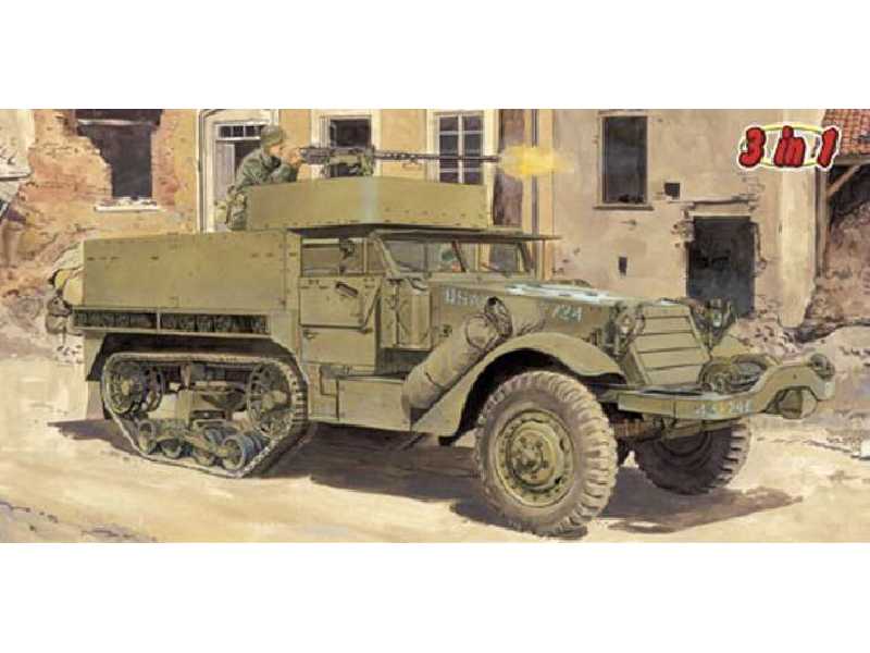 M3A1 Half-Track (3 w 1) - Smart Kit - zdjęcie 1 M3A1 Half-Track (3 w 1) - Smart Kit - zdjęcie 1