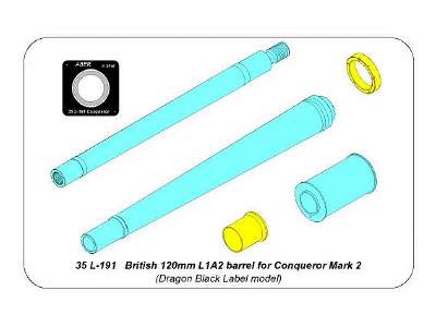 Lufa 120mm L1A2 do ciężkiego czołgu Conqueror Mark 2 - zdjęcie 12