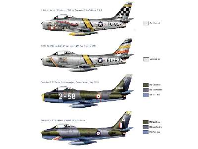 Myśliwiec F86F Sabre Jet USAF  - zdjęcie 2