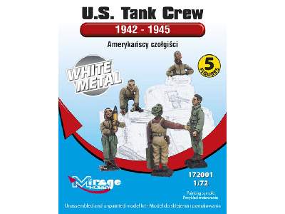 U.S. Tank Crew 1942-1945 (5 figures/White Metal) - zdjęcie 1