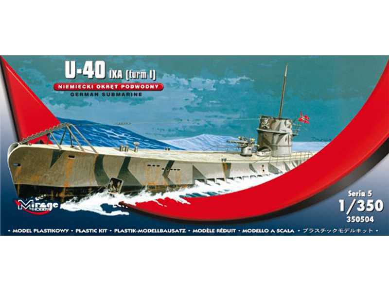 U-40 IXA [turm I] German Submarine - zdjęcie 1