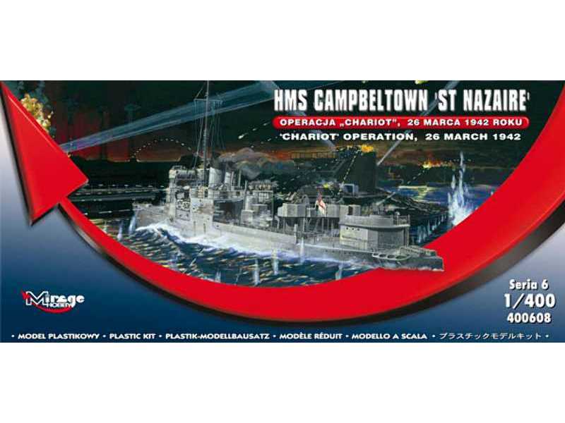 HMS CAMPBELTOWN 'ST NAZAIRE' "Chariot" operation - zdjęcie 1 HMS CAMPBELTOWN 'ST NAZAIRE' "Chariot" operation - zdjęcie 1