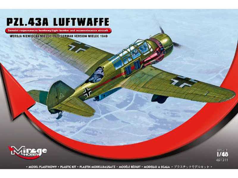 PZL.43A LUFTWAFFE 'Wersja Niemiecka Mielec 1940' - zdjęcie 1 PZL.43A LUFTWAFFE 'Wersja Niemiecka Mielec 1940' - zdjęcie 1