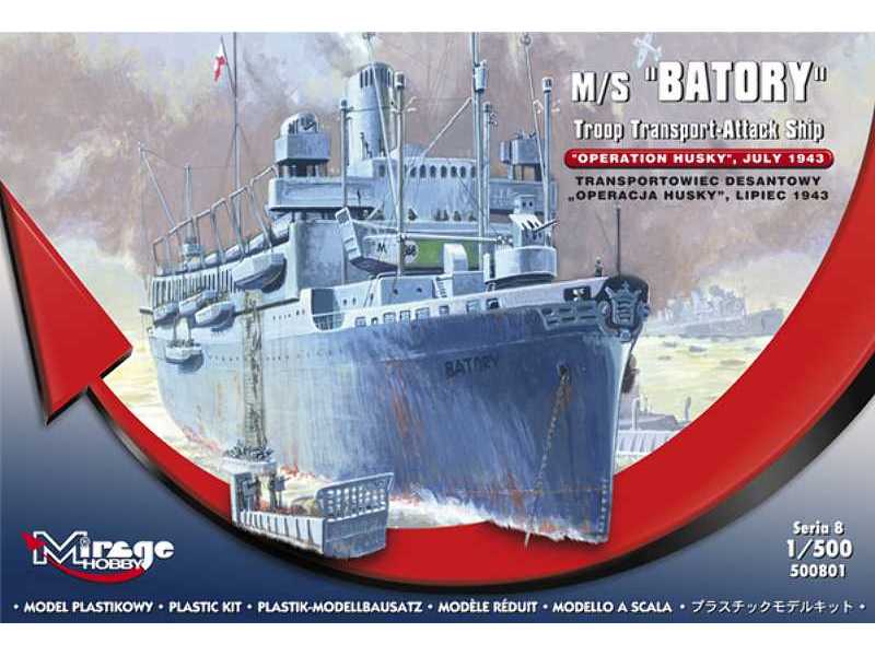 M/S 'Batory' Troop Transport-Attack Ship 'Operation Husky', July - zdjęcie 1 M/S 'Batory' Troop Transport-Attack Ship 'Operation Husky', July - zdjęcie 1