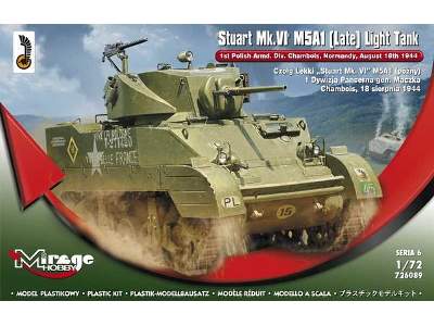Czołg Lekki 'Stuart Mk.VI' M5A1 (późny) 1 Dywizja Pancerna gen.  - zdjęcie 1